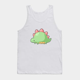 Kawaii dinosaur - stegosaurus Tank Top